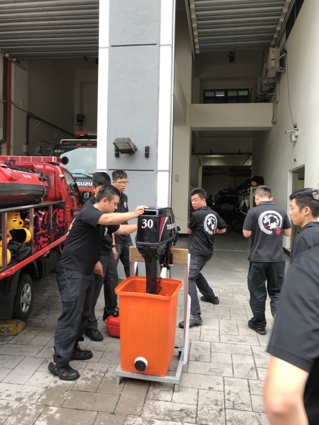 新北市5月31日防汛抽查板橋南仔溝抽水站。 新北市5月31日防汛抽查板橋南仔溝抽水站。