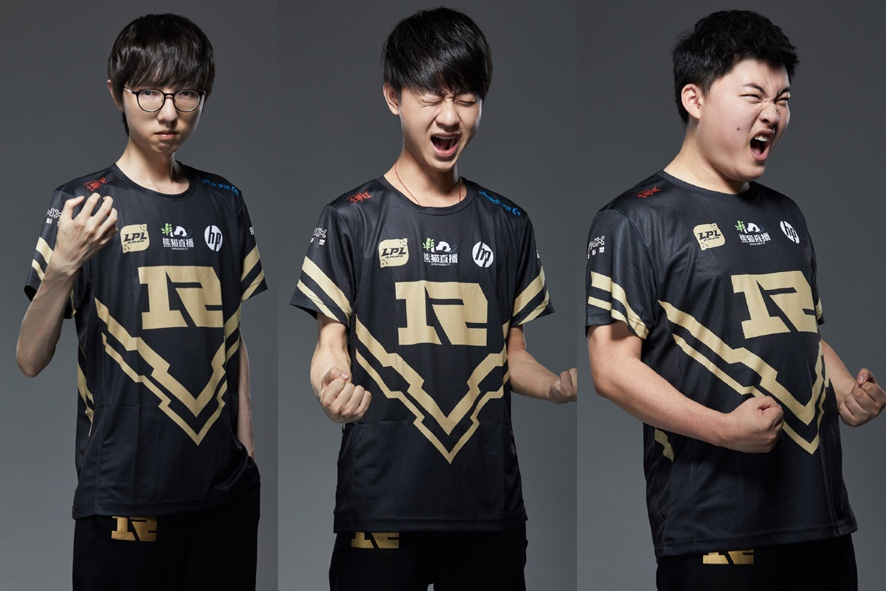 全部選手當中,唯有Mlxg沒有做出怒吼動作。 圖:翻攝自 RNG 微博 全部選手當中,唯有Mlxg沒有做出怒吼動作。 圖:翻攝自 RNG 微博