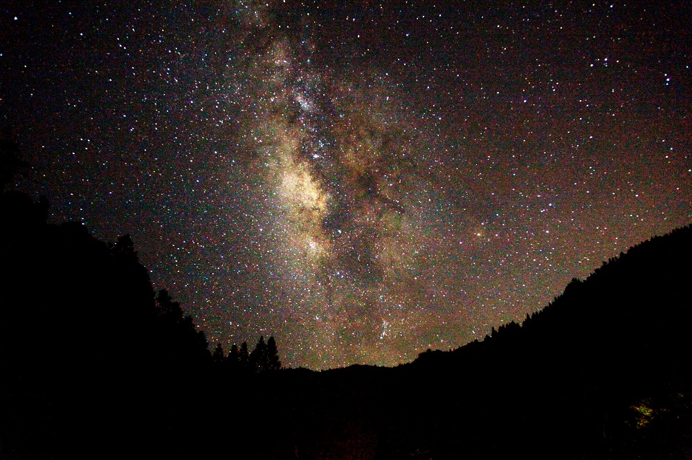 杉林溪無光害星空。 圖:杉林溪森林生態度假園區/提供 杉林溪無光害星空。 圖:杉林溪森林生態度假園區/提供