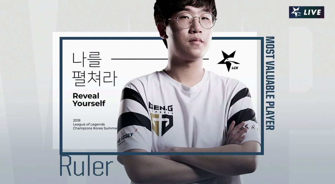 AD Ruler以傳統AD接連拿下兩場MVP。 圖:翻攝自 LOL Esports Youtube AD Ruler以傳統AD接連拿下兩場MVP。 圖:翻攝自 LOL Esports Youtube