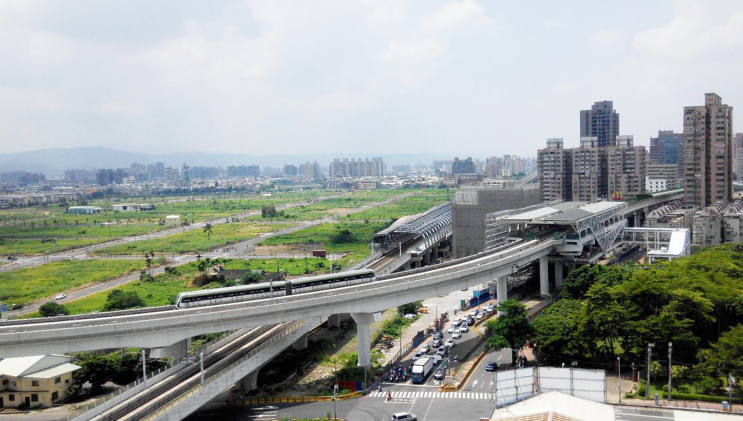 台中捷運綠線自動駕駛電聯車。