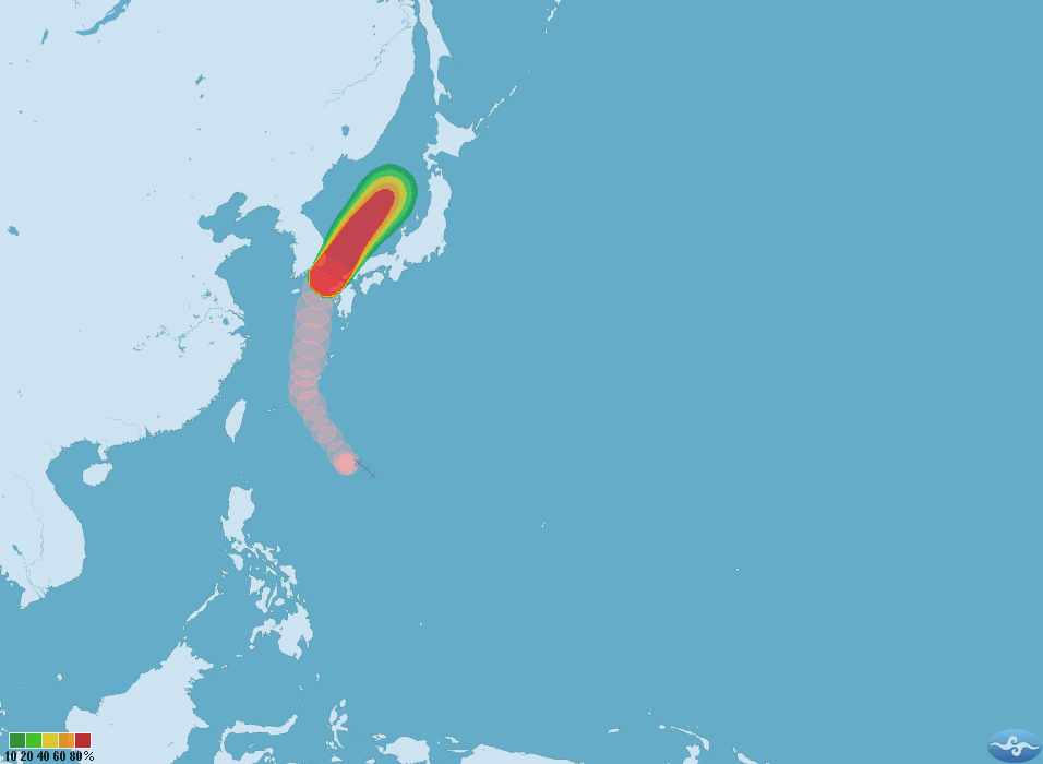 最新颱風動向,巴比侖減弱轉為輕颱,台灣海面又有一熱帶低氣壓形成。 圖:中央氣象局提供 最新颱風動向,巴比侖減弱轉為輕颱,台灣海面又有一熱帶低氣壓形成。 圖:中央氣象局提供