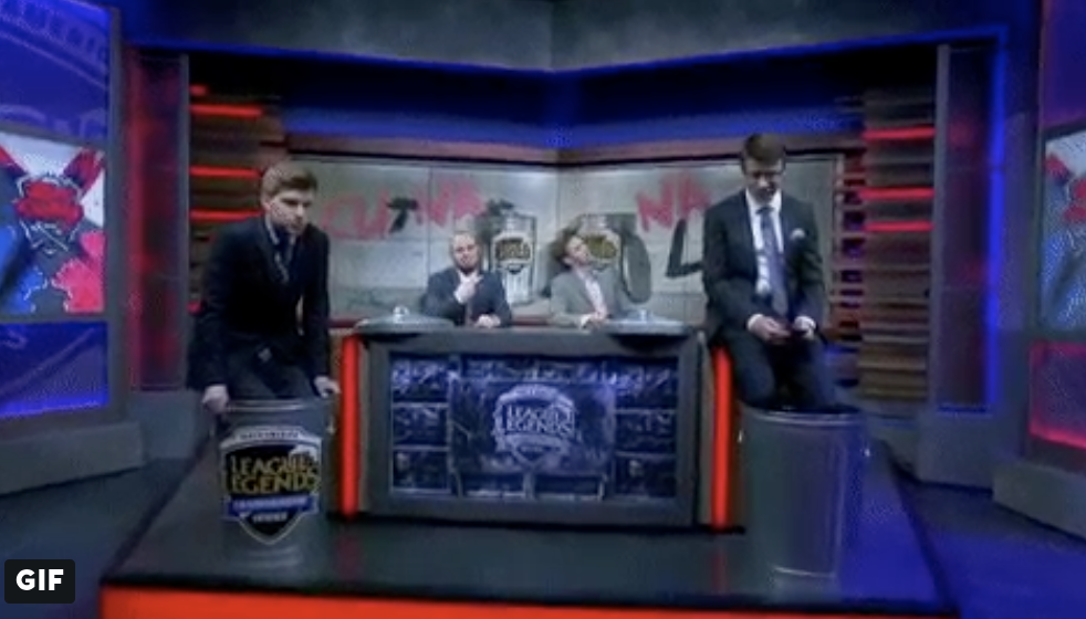 NA被認證為真正的垃圾桶。 圖:翻攝自 LOL Esports Twitter NA被認證為真正的垃圾桶。 圖:翻攝自 LOL Esports Twitter
