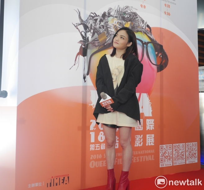 徐佳瑩一直以來關注多元成家與LGBT多元性別的議題。 圖:聶良恩/攝 徐佳瑩一直以來關注多元成家與LGBT多元性別的議題。 圖:聶良恩/攝
