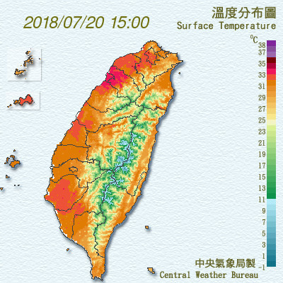 氣象局提醒,避免非必要的戶外活動、勞動及運動,注意防曬、多補充水份、慎防熱傷害。 圖:中央氣象局/提供 氣象局提醒,避免非必要的戶外活動、勞動及運動,注意防曬、多補充水份、慎防熱傷害。 圖:中央氣象局/提供