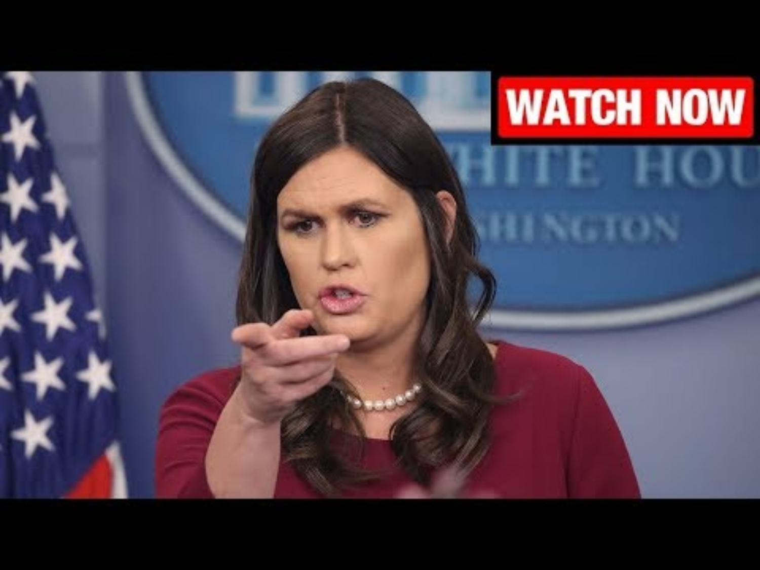 白宮新聞秘書桑德斯(Sarah Sanders)在例行新聞簡報中說:「總統不只希望取消布瑞南(John Brennan)的安全許可,也考慮取消柯米(James Comey)、海登(Michael Hayden)、克萊佩(James Clapper)、萊斯(Susan Rice)和麥凱比(Andrew McCabe)的安全許可。」 圖:翻攝自白宮網站 白宮新聞秘書桑德斯(Sarah Sanders)在例行新聞簡報中說:「總統不只希望取消布瑞南(John Brennan)的安全許可,也考慮取消柯米(James Comey)、海登(Michael Hayden)、克萊佩(James Clapper)、萊斯(Susan Rice)和麥凱比(Andrew McCabe)的安全許可。」 圖:翻攝自白宮網站