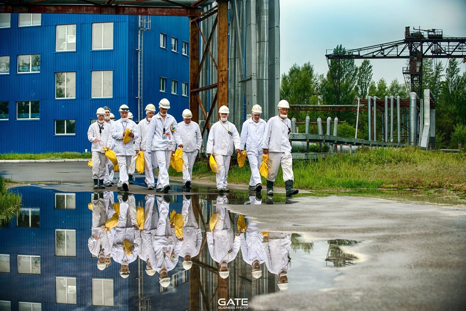 車諾比汙染區工作人員執勤中。 圖 : The Gate Agency Ukraine 車諾比汙染區工作人員執勤中。 圖 : The Gate Agency Ukraine