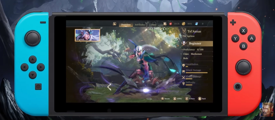 《Garena 傳說對決》預計將在9月登陸任天堂Switch手持主機。 《Garena 傳說對決》預計將在9月登陸任天堂Switch手持主機。