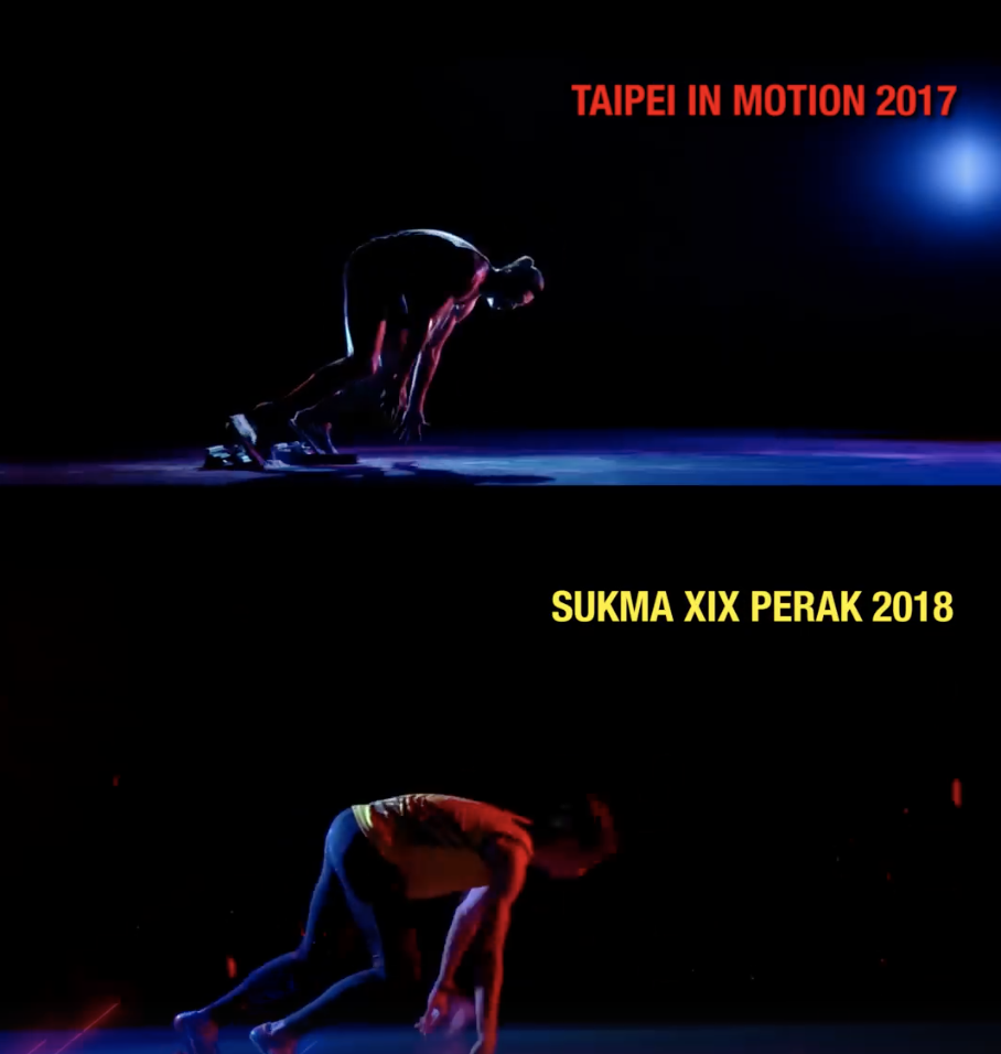 2018馬來西亞運動會(SUKMA)宣傳片遭爆抄襲2017台北世大運。 圖:翻攝網友Azizulhakim Salleh臉書影片 2018馬來西亞運動會(SUKMA)宣傳片遭爆抄襲2017台北世大運。 圖:翻攝網友Azizulhakim Salleh臉書影片
