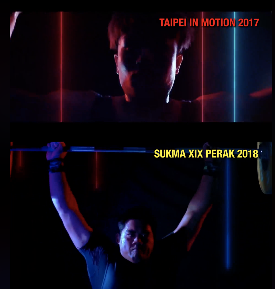 網友製作對比影片,上方為世大運《Taipei in motion》宣傳片、下方為馬來西亞運動會宣傳片。 圖:翻攝網友Azizulhakim Salleh臉書影片 網友製作對比影片,上方為世大運《Taipei in motion》宣傳片、下方為馬來西亞運動會宣傳片。 圖:翻攝網友Azizulhakim Salleh臉書影片