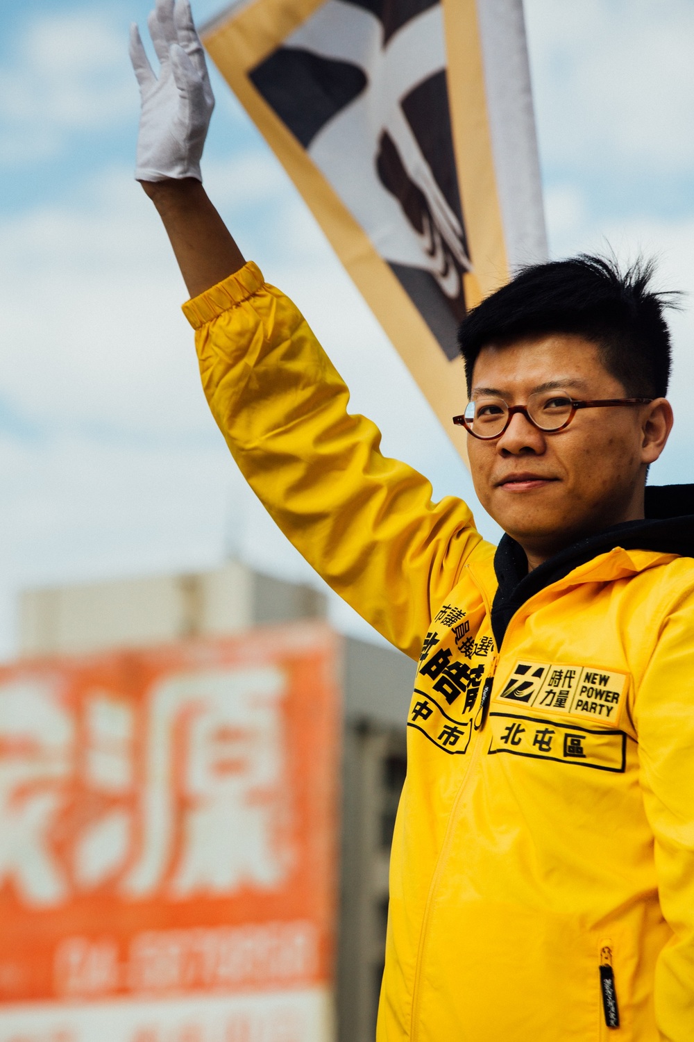 30歲的許皓甯提出「雲端樁腳」的概念。 時力台中黨部/提供 30歲的許皓甯提出「雲端樁腳」的概念。 時力台中黨部/提供