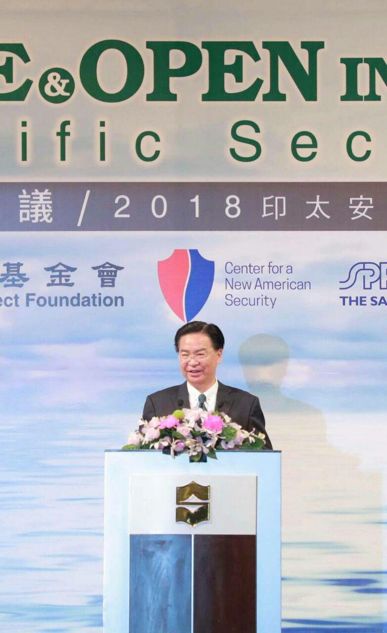吳釗燮於開幕式致詞。 圖:外交部/提供 吳釗燮於開幕式致詞。 圖:外交部/提供