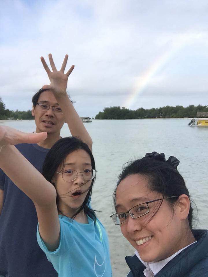 楊偉中一家快樂時光。 圖:翻攝曾縵雲臉書 楊偉中一家快樂時光。 圖:翻攝曾縵雲臉書