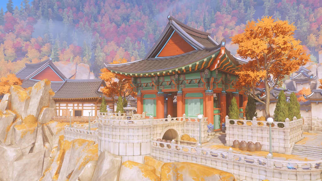 探索靜謐的寺院,徜徉於古老寺廟、美麗花園和歷史建築間。 圖:暴雪娛樂/提供 探索靜謐的寺院,徜徉於古老寺廟、美麗花園和歷史建築間。 圖:暴雪娛樂/提供