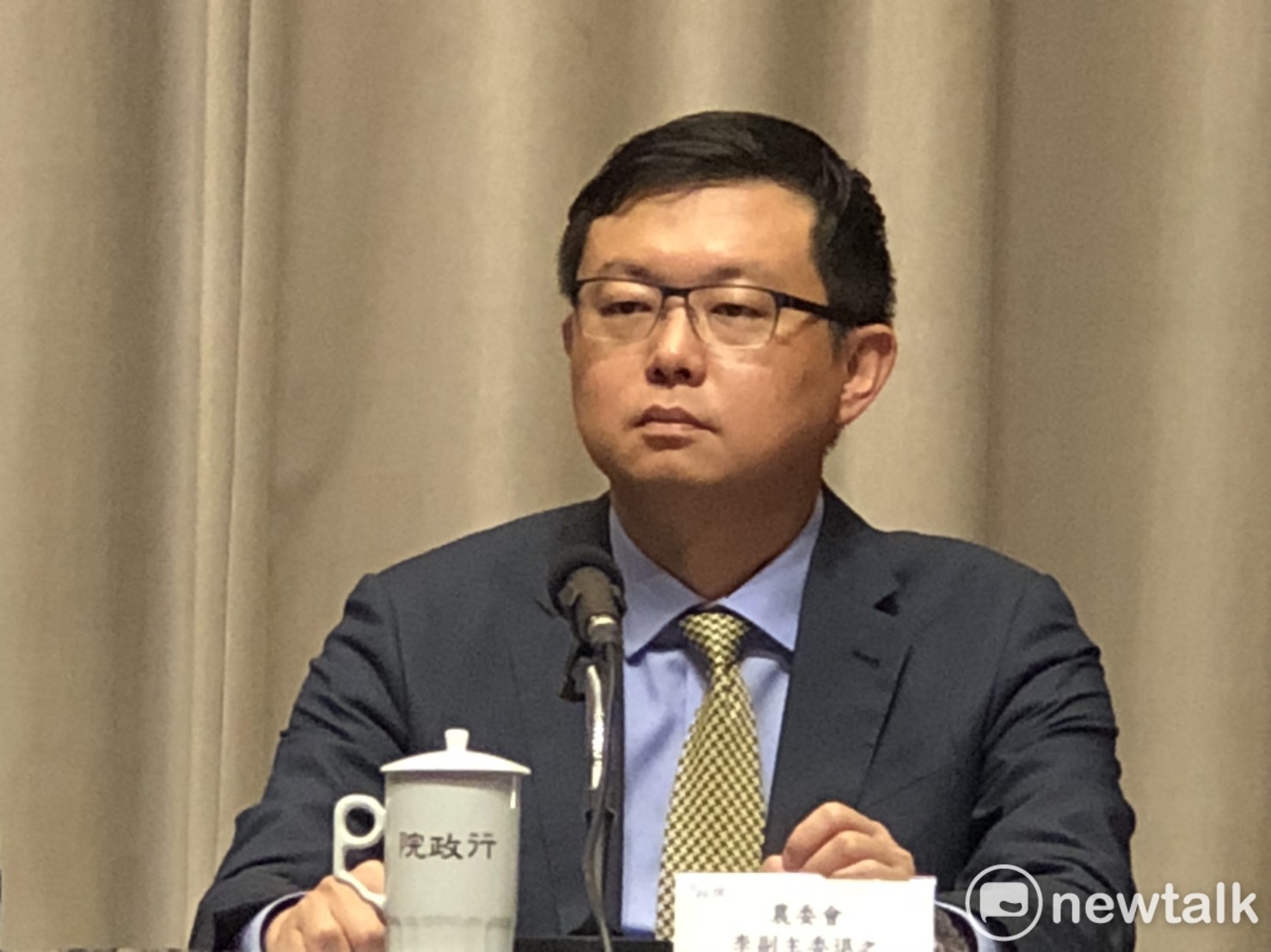 賴清德行動辦公室發言人李退之。 圖 : 謝莉慧/攝(資料照片) 賴清德行動辦公室發言人李退之。 圖 : 謝莉慧/攝(資料照片)