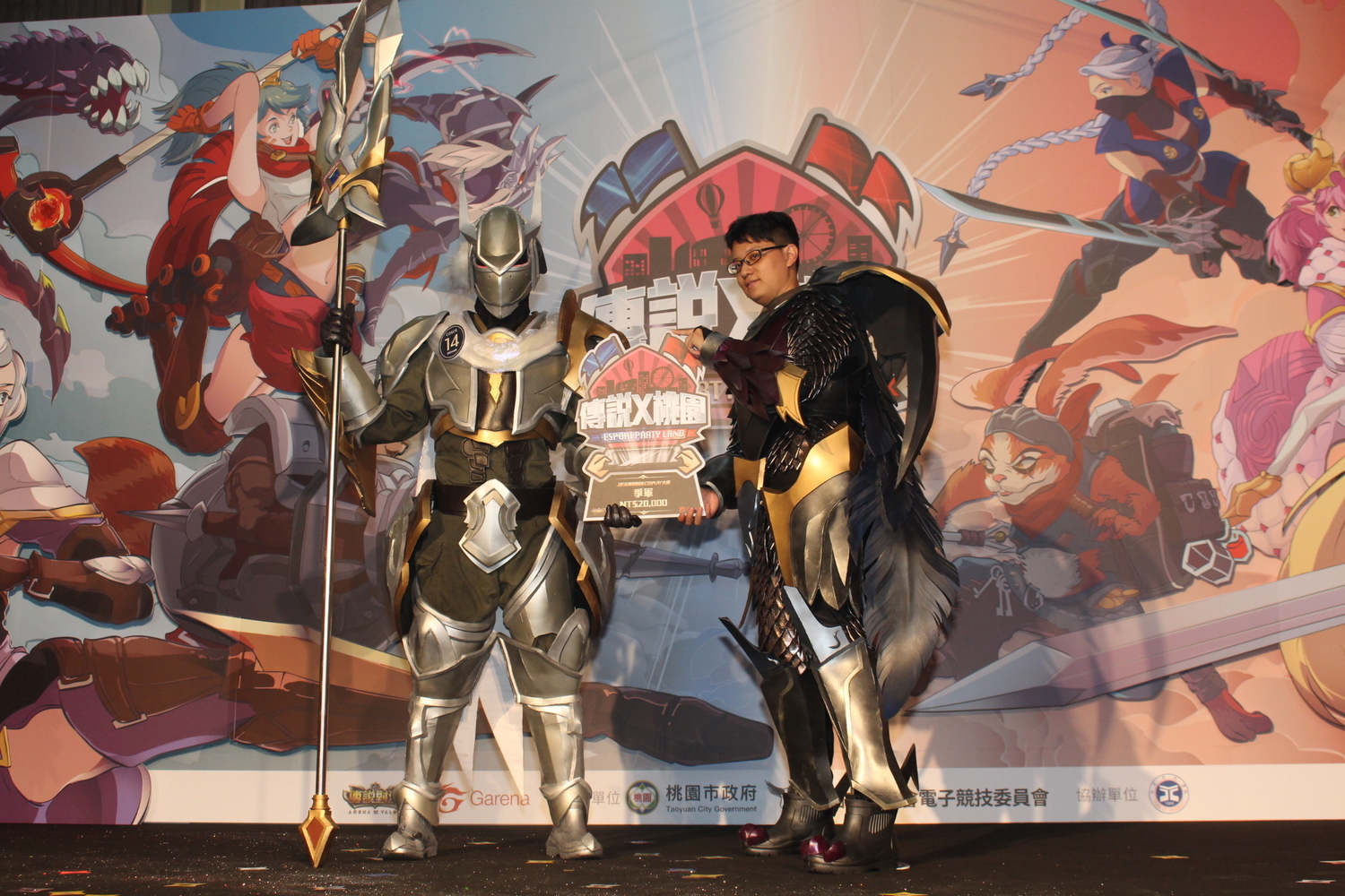 打扮成「趙雲」的14號參賽者Shimada獲得第三名及2萬元獎金。