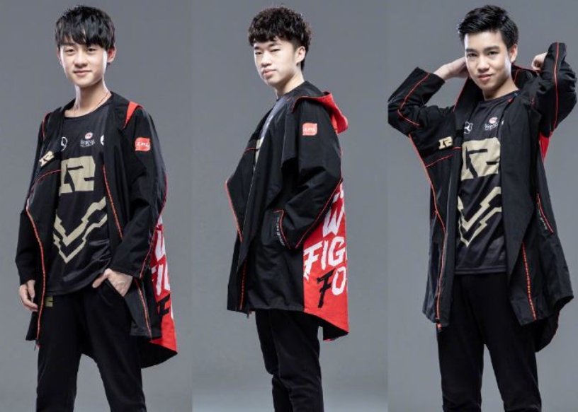 RNG Ming、Xiao、Letme。