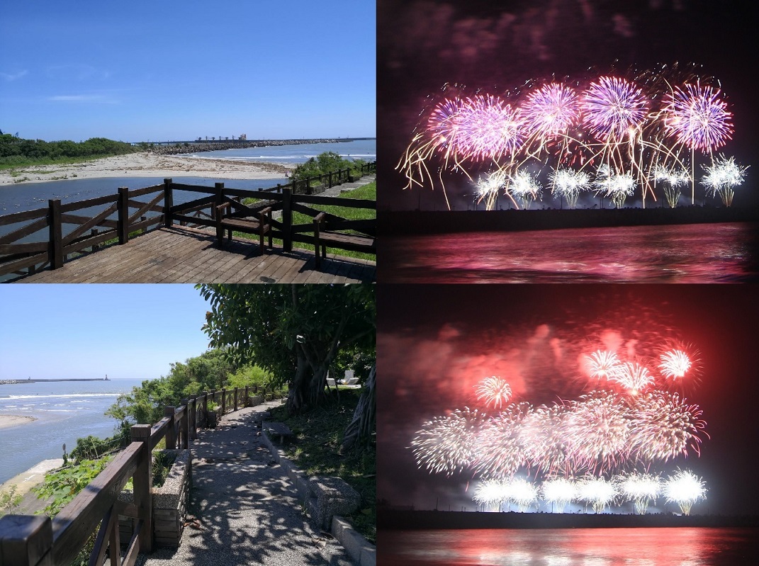 國慶煙火施放,太平洋公園(北濱)示意圖。 圖:截自花蓮國慶煙火官方網站 國慶煙火施放,太平洋公園(北濱)示意圖。 圖:截自花蓮國慶煙火官方網站