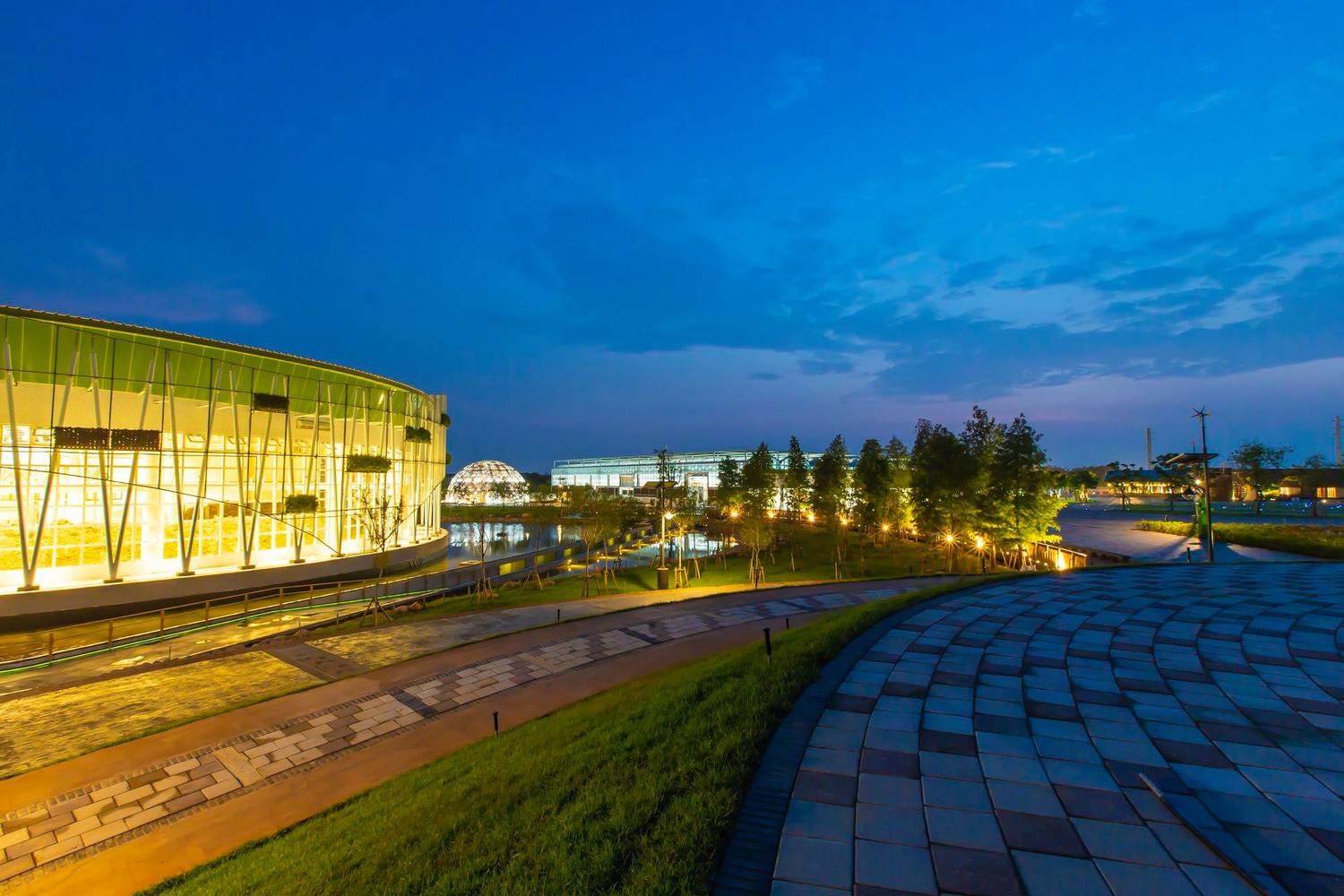 花博外埔園區_樂農館。 圖:台中市政府/提供 花博外埔園區_樂農館。 圖:台中市政府/提供