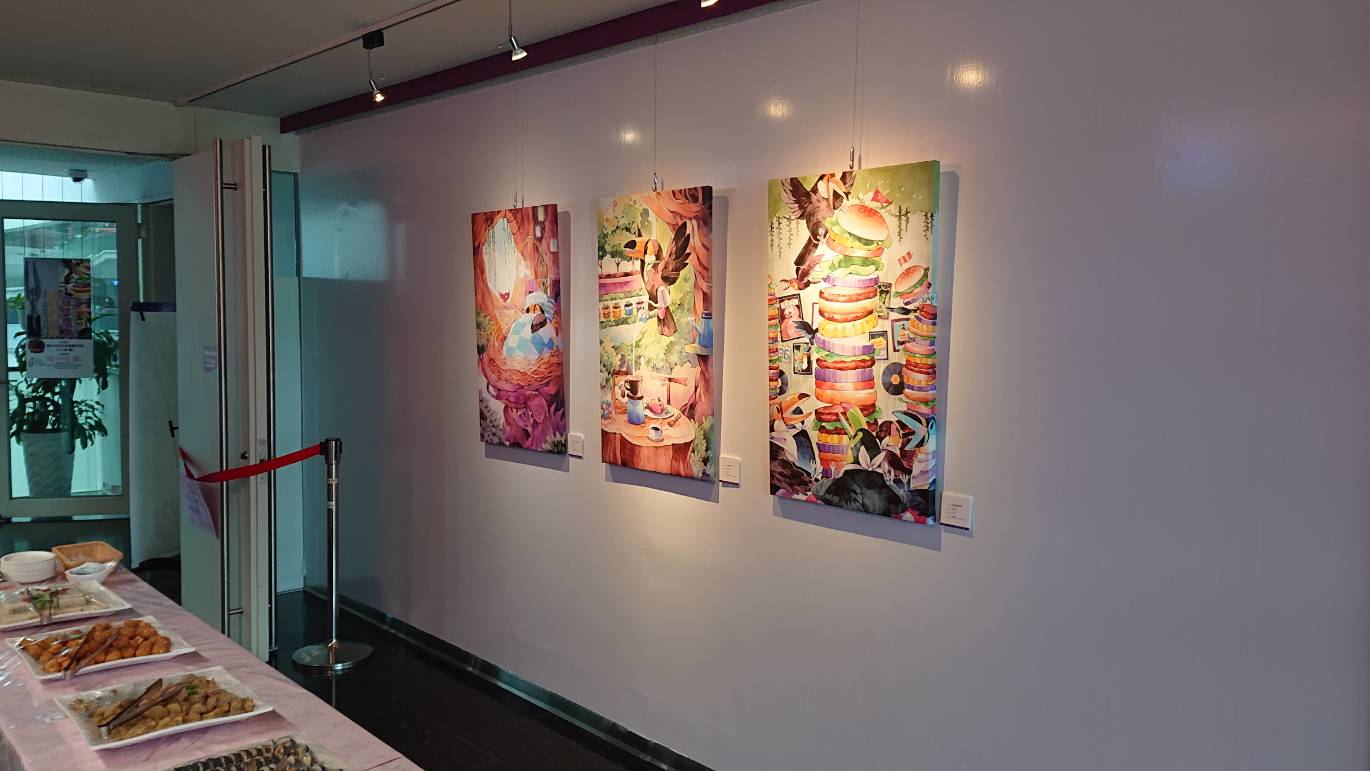水彩插畫家黃楷真的作品。 台中市政府/提供 水彩插畫家黃楷真的作品。 台中市政府/提供