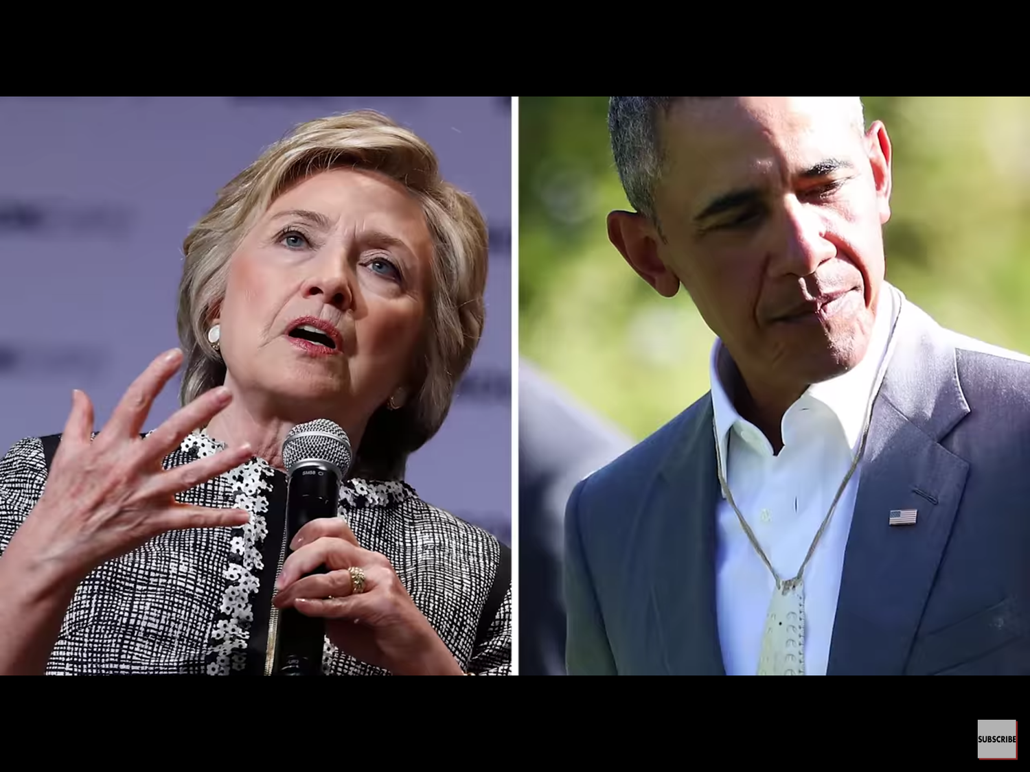 歐巴馬(Barack Obama,右)華府辦公室、曾代表民主黨角逐2016年總統寶座的希拉蕊.柯林頓(Hillary Clinton,左)位於紐約郊區郊區查帕闊(Chappaqua)住所,今天都傳出接到可疑包裹,所幸包裹被特勤人員截獲。 圖:翻攝自Youtube 歐巴馬(Barack Obama,右)華府辦公室、曾代表民主黨角逐2016年總統寶座的希拉蕊.柯林頓(Hillary Clinton,左)位於紐約郊區郊區查帕闊(Chappaqua)住所,今天都傳出接到可疑包裹,所幸包裹被特勤人員截獲。 圖:翻攝自Youtube