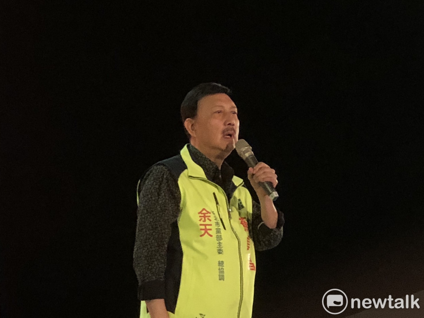 民進黨新北市黨部主委余天。 圖:周煊惠 / 攝 民進黨新北市黨部主委余天。 圖:周煊惠 / 攝