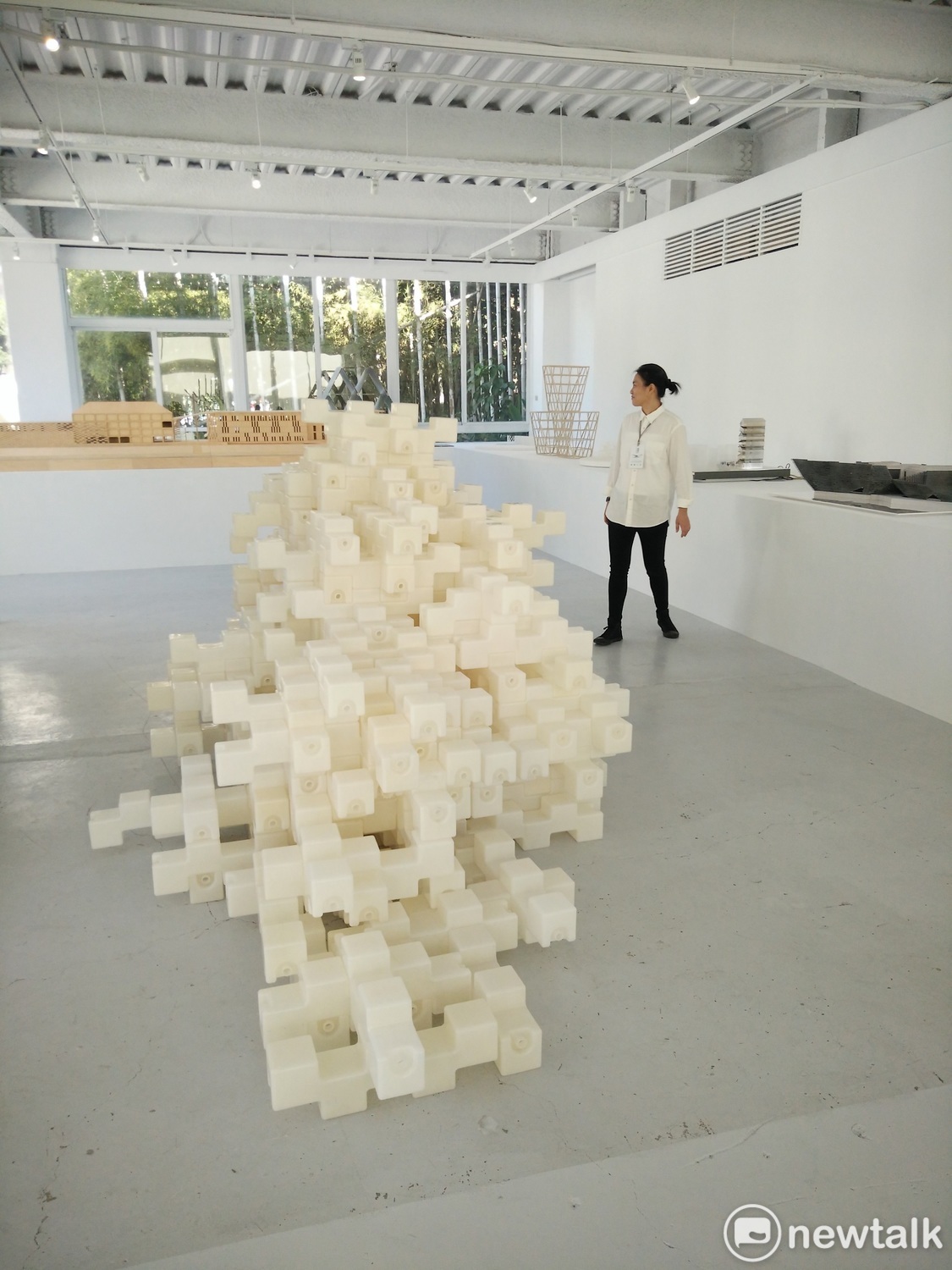 隈研吾的作品。 圖 : 唐復年/攝 隈研吾的作品。 圖 : 唐復年/攝