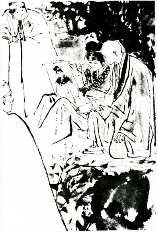王司馬插畫作品之一。 圖:翻攝微信公眾號《信海光微天下》 王司馬插畫作品之一。 圖:翻攝微信公眾號《信海光微天下》