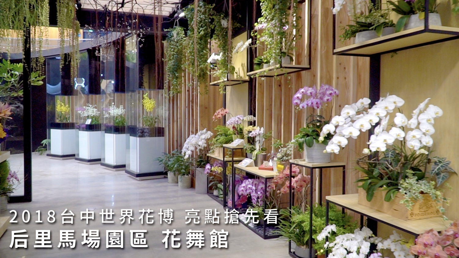位於外埔園區,以蘭花結合藝術。 圖:台中市政府/提供 位於外埔園區,以蘭花結合藝術。 圖:台中市政府/提供
