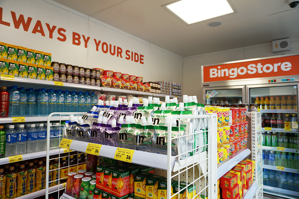 無人貨櫃商店內部。 圖:陳沛婍/攝 無人貨櫃商店內部。 圖:陳沛婍/攝