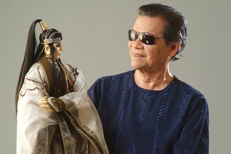 黃俊雄與史艷文。 圖:翻攝黃俊雄臉書 黃俊雄與史艷文。 圖:翻攝黃俊雄臉書