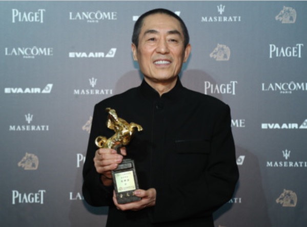 金馬最佳導演由執導《影》的張藝謀拿下。 圖:中央社 金馬最佳導演由執導《影》的張藝謀拿下。 圖:中央社