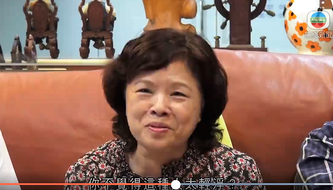 長期支持國民黨的李郭鶯娥,今年因為韓國瑜在普悠瑪事件後捐血的言行,認為太輕浮,不可信賴。 無線新聞畫面 長期支持國民黨的李郭鶯娥,今年因為韓國瑜在普悠瑪事件後捐血的言行,認為太輕浮,不可信賴。 無線新聞畫面