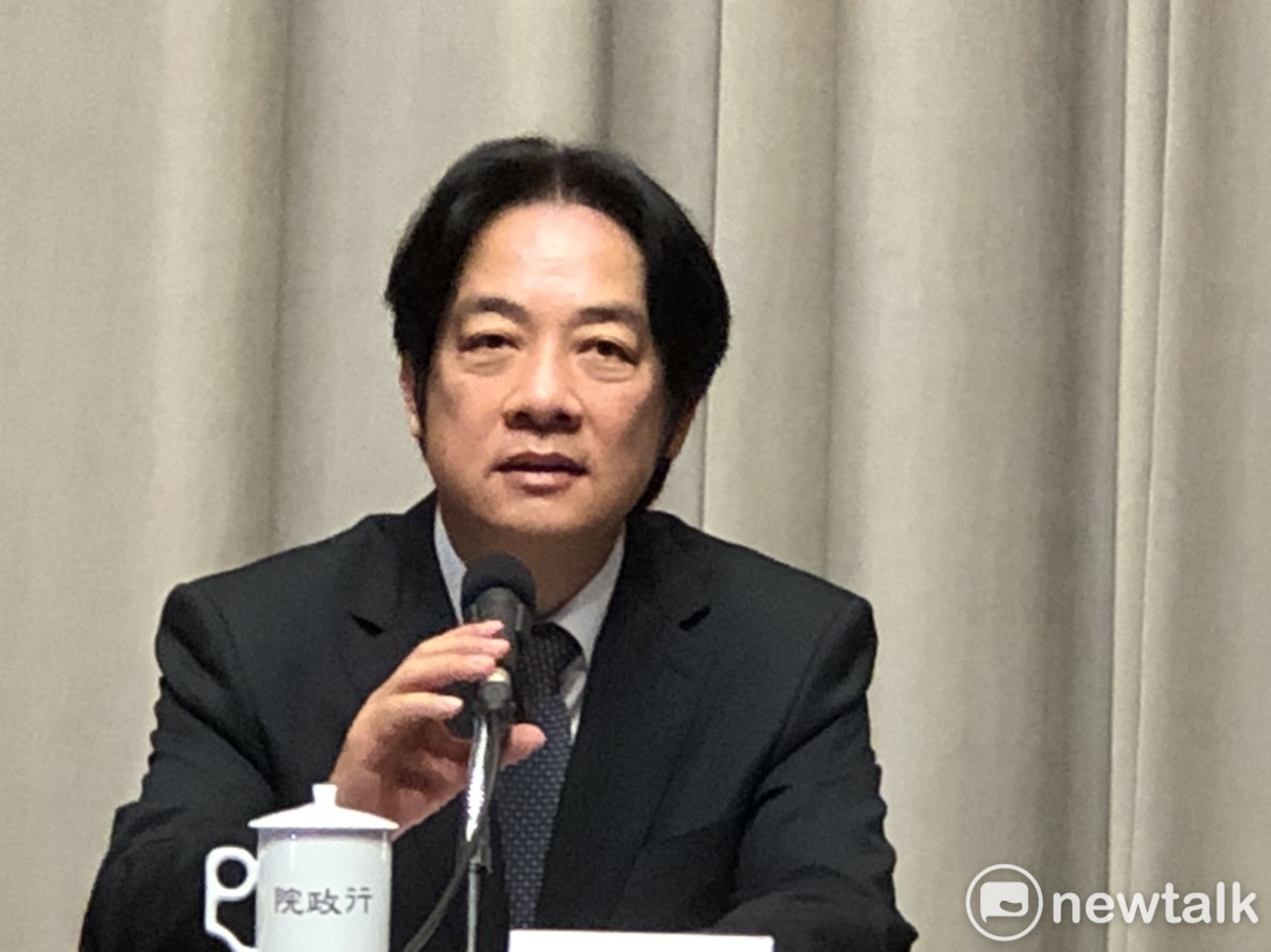 行政院長賴清德今(26)天上午10:30臨時召開記者會。 圖:謝莉慧/攝 行政院長賴清德今(26)天上午10:30臨時召開記者會。 圖:謝莉慧/攝