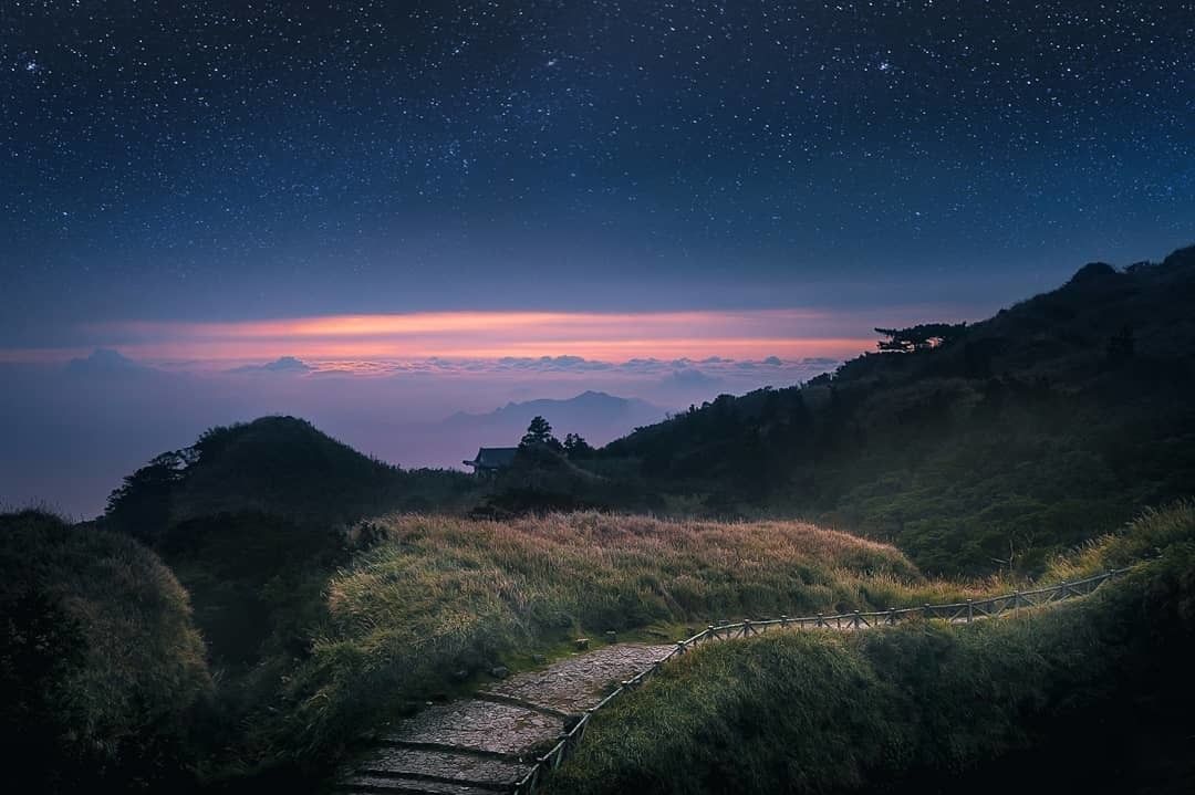 民眾拍攝的陽明山美景。 民眾拍攝的陽明山美景。