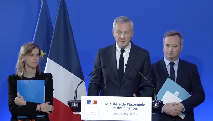 法國財政部長勒麥爾(Bruno Le Maire)表示,終於第一次真正能期待出現一份歐元區預算。 圖:翻攝Bruno Le Maire臉書直播影片 法國財政部長勒麥爾(Bruno Le Maire)表示,終於第一次真正能期待出現一份歐元區預算。 圖:翻攝Bruno Le Maire臉書直播影片
