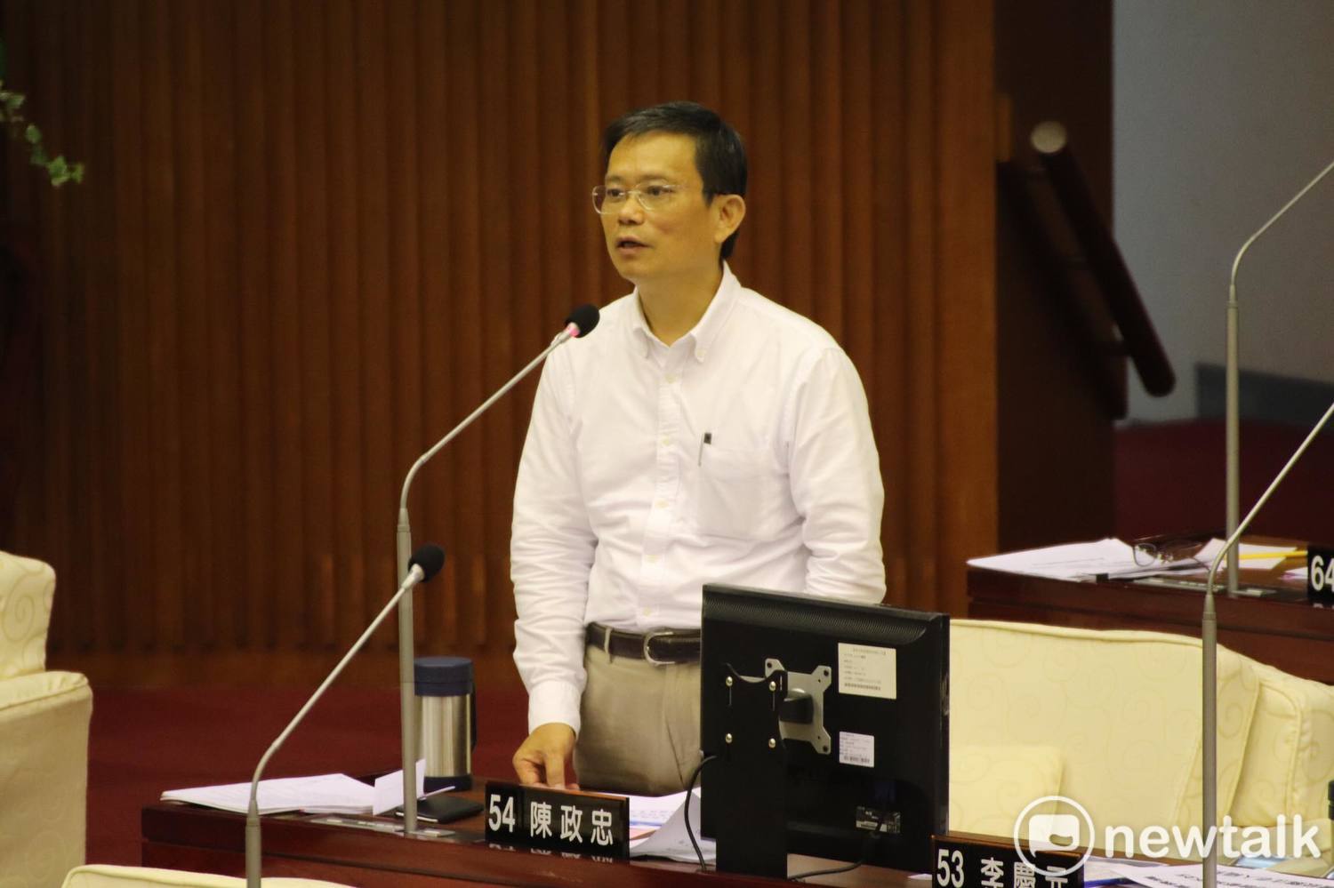 陳怡潔父親、無黨籍北市議員陳政忠。 圖:翻攝陳政忠臉書 陳怡潔父親、無黨籍北市議員陳政忠。 圖:翻攝陳政忠臉書