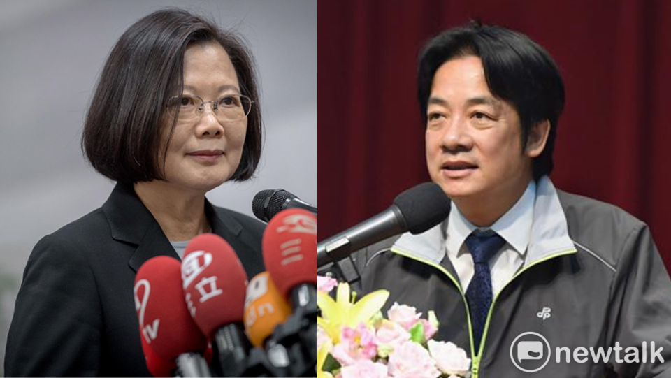 蔡英文、賴清德在民進黨總統初選中競爭激烈。