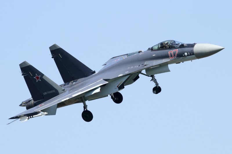 俄羅斯Su-35 戰鬥機。 圖 : 翻攝自維基百科 俄羅斯Su-35 戰鬥機。 圖 : 翻攝自維基百科