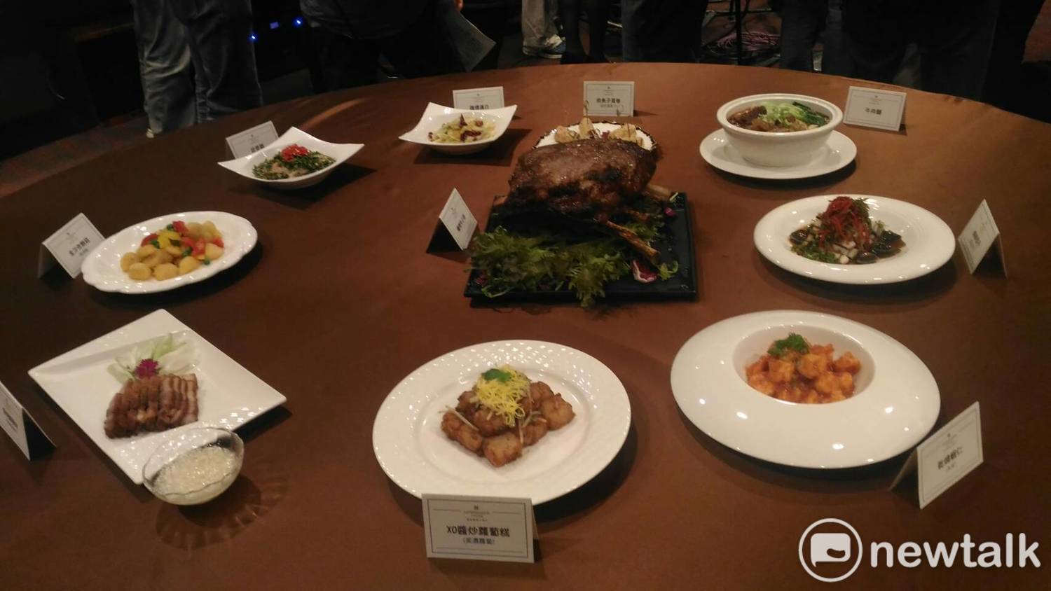 由國賓飯店理的韓國瑜就職典禮酒會部分菜色。 圖 : 孫家銘/攝 由國賓飯店理的韓國瑜就職典禮酒會部分菜色。 圖 : 孫家銘/攝