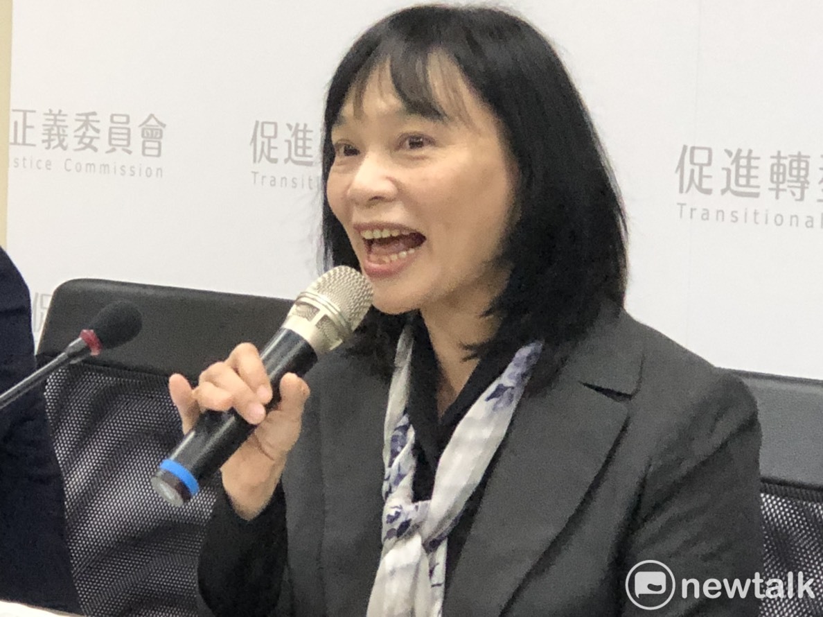 促轉會代主委楊翠說,人博館之前統計出45處不義遺址,經促轉會勘查後發現,新增為51處不義遺址,到今年10月底已勘查8個地點。 圖:謝莉慧/攝 促轉會代主委楊翠說,人博館之前統計出45處不義遺址,經促轉會勘查後發現,新增為51處不義遺址,到今年10月底已勘查8個地點。 圖:謝莉慧/攝