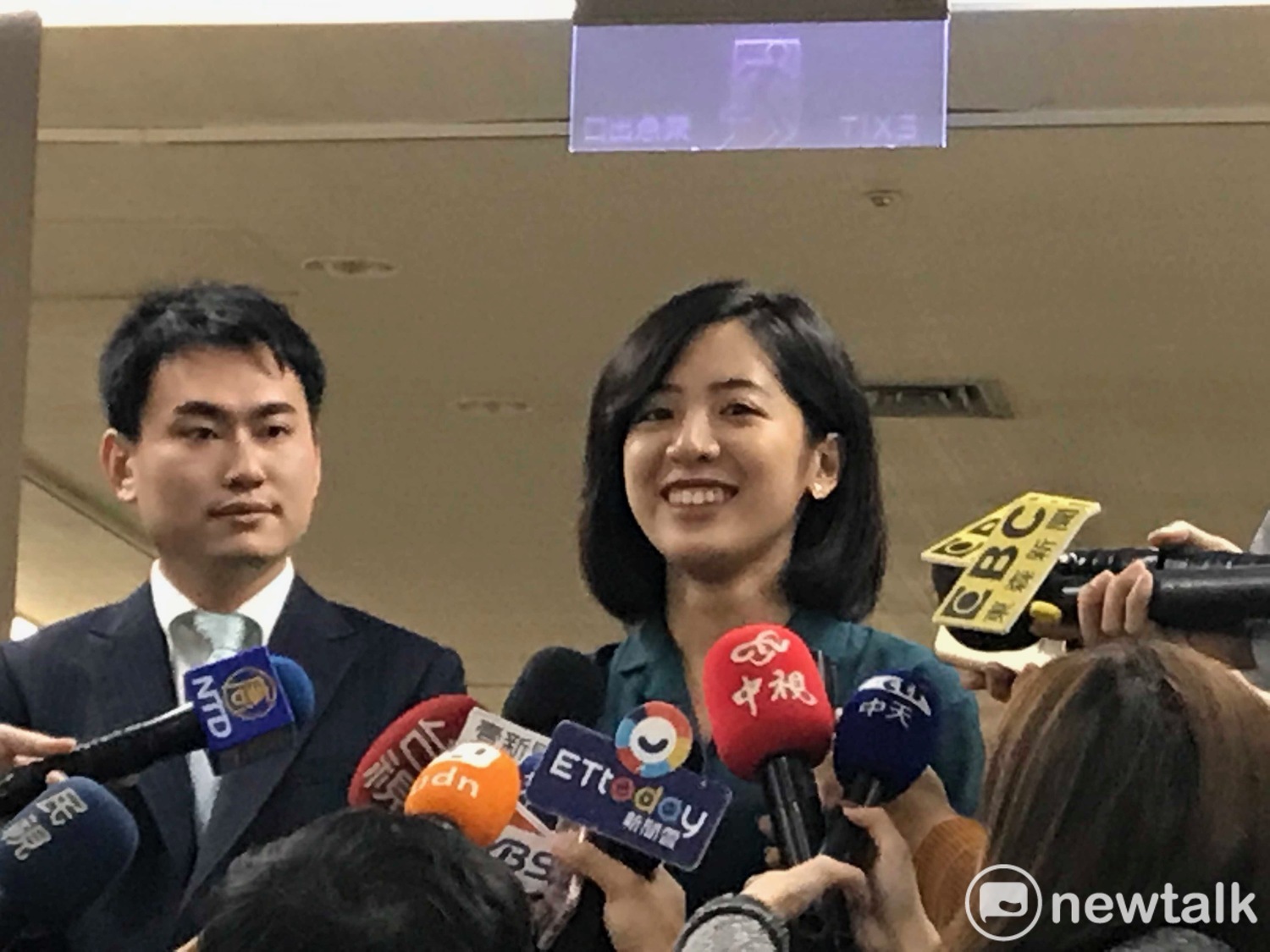 北市副發言人黃瀞瑩 圖 : 周煊惠 / 攝 北市副發言人黃瀞瑩 圖 : 周煊惠 / 攝