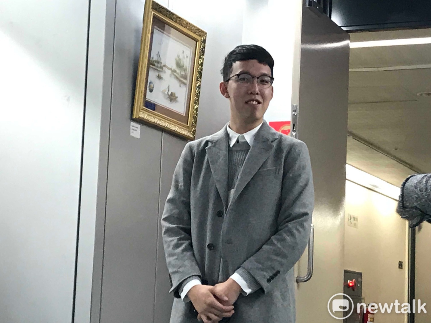北市副發言人柯昱安 圖 : 周煊惠 / 攝 北市副發言人柯昱安 圖 : 周煊惠 / 攝