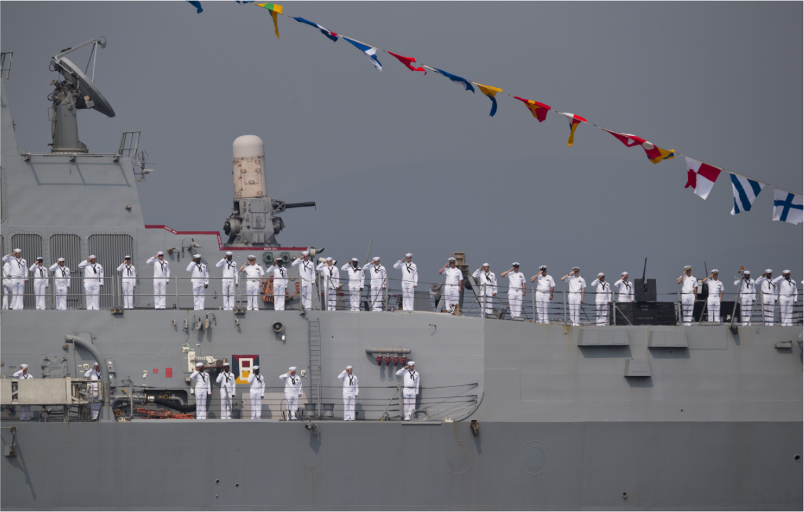 「麥克坎貝爾」號導彈驅逐艦在2002年8月服役。 圖:達志影像/美聯社 「麥克坎貝爾」號導彈驅逐艦在2002年8月服役。 圖:達志影像/美聯社