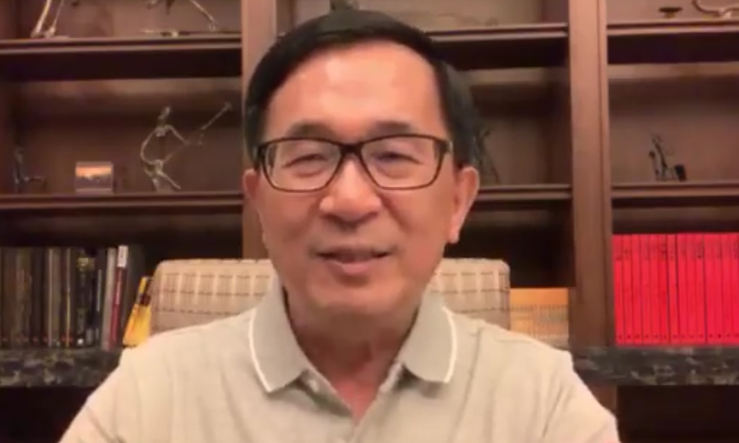 前總統陳水扁。 圖:翻拍自陳水扁臉書 (資料照) 前總統陳水扁。 圖:翻拍自陳水扁臉書 (資料照)