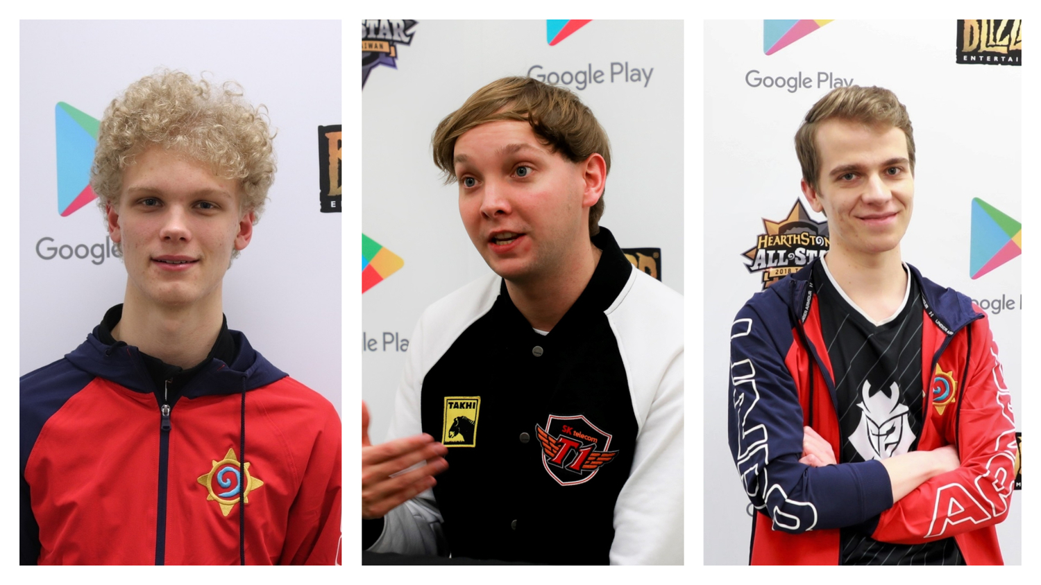 歐洲冬季季後賽選手Hunterace、Hoej與Thijs年底曾來台參加全明星賽。