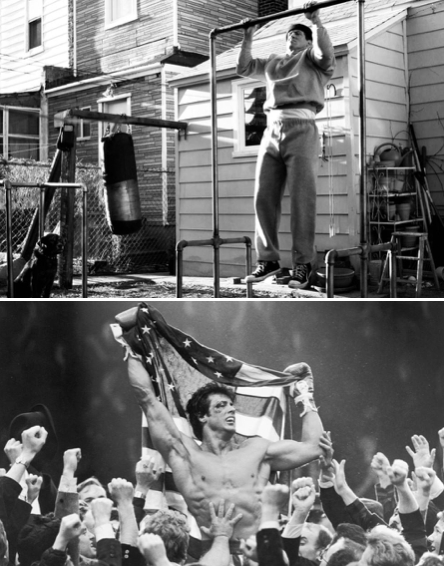 孫志騰提到電影中《洛基》(Rocky)練習拳擊的畫面,讓我想起演員席維斯史特龍在電影裡所說的: Life’s not about how hard of a hit you can give,it’s about how many you can take,and still keep moving forward|圖片來源:FOR THE WIN/提供 孫志騰提到電影中《洛基》(Rocky)練習拳擊的畫面,讓我想起演員席維斯史特龍在電影裡所說的: Life’s not about how hard of a hit you can give,it’s about how many you can take,and still keep moving forward|圖片來源:FOR THE WIN/提供