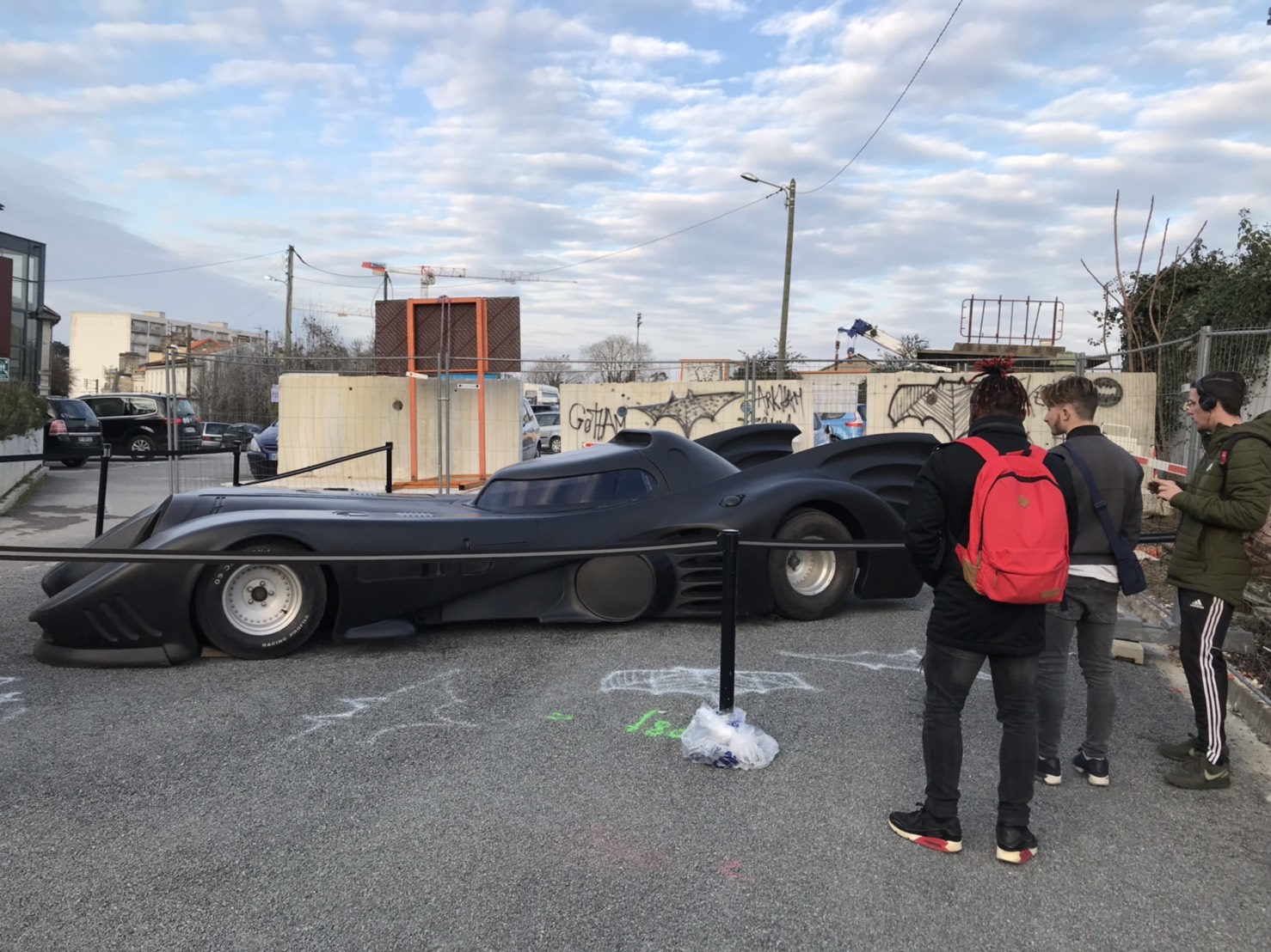 蝙蝠俠電影的炫車也參展。 圖/蔡筱穎攝 蝙蝠俠電影的炫車也參展。 圖/蔡筱穎攝