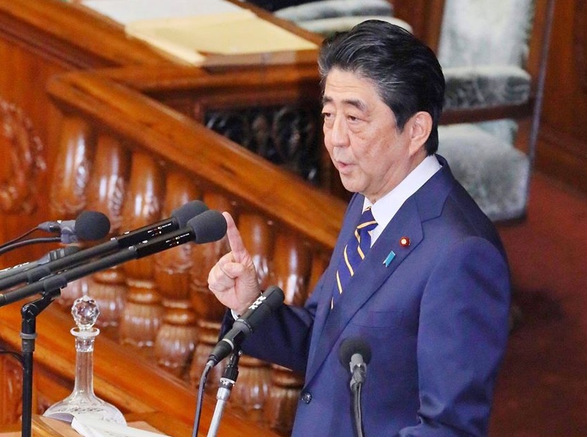 日本首相安倍晉三。圖：翻攝自首相官邸臉書