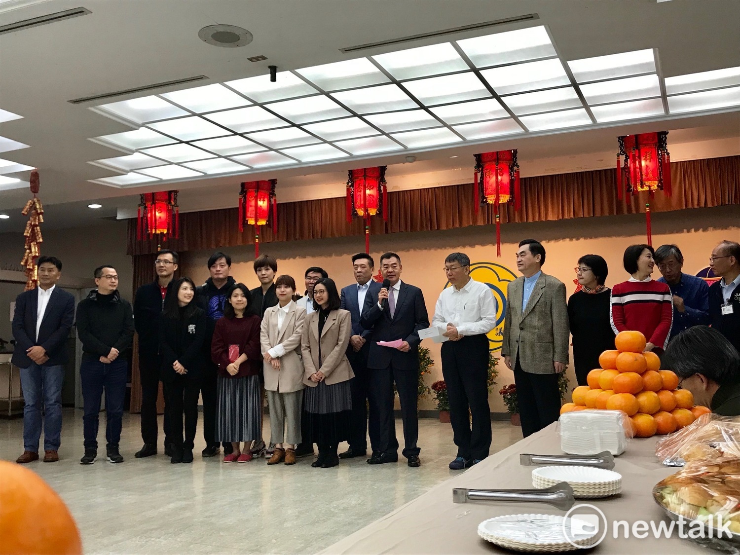 台北市議會新春大團拜。 圖 : 周煊惠 / 攝 台北市議會新春大團拜。 圖 : 周煊惠 / 攝